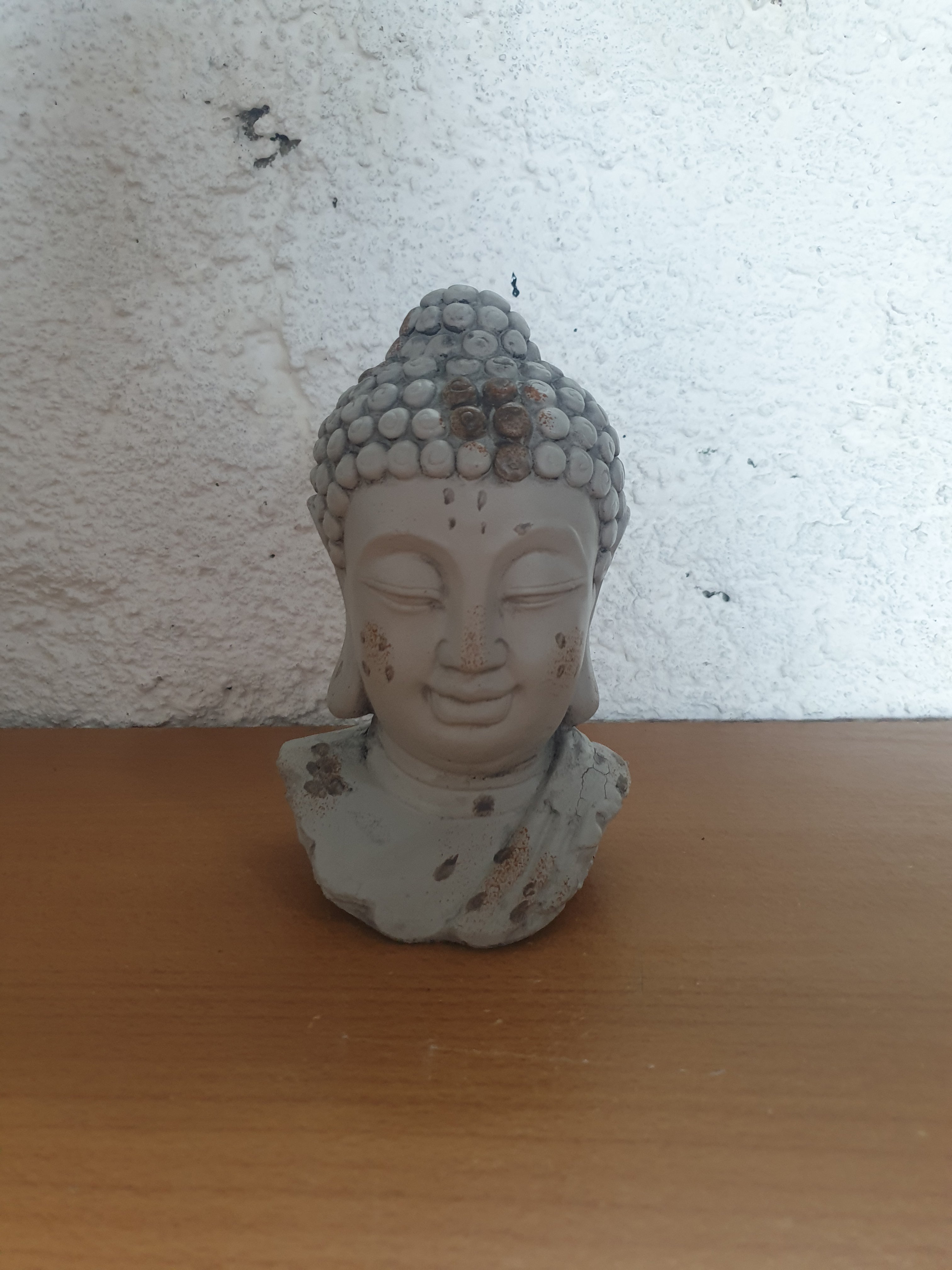 Decorative Buddha Head Ornament – Rustic Vintage Finish