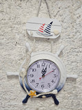 Wooden Rudder with Clock