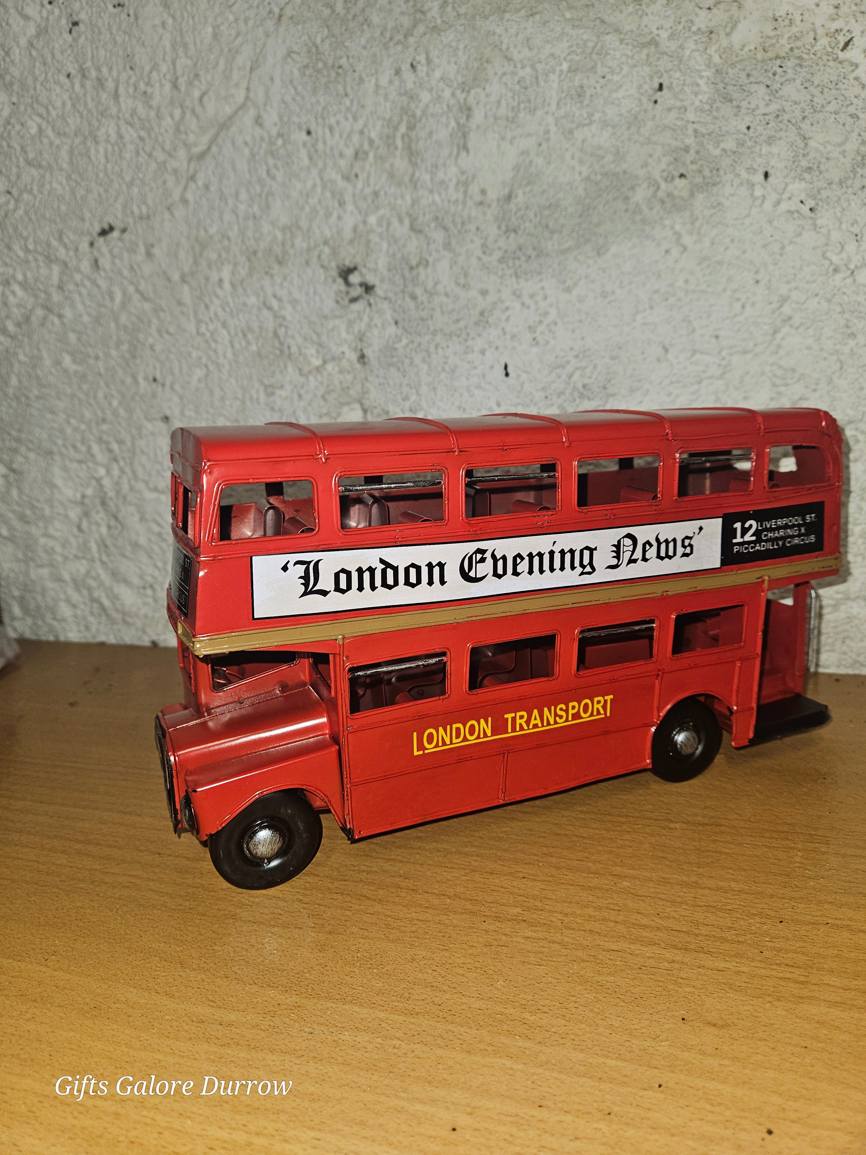 Handmade Tin London Bus