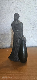 Elegant African Lady Figurine