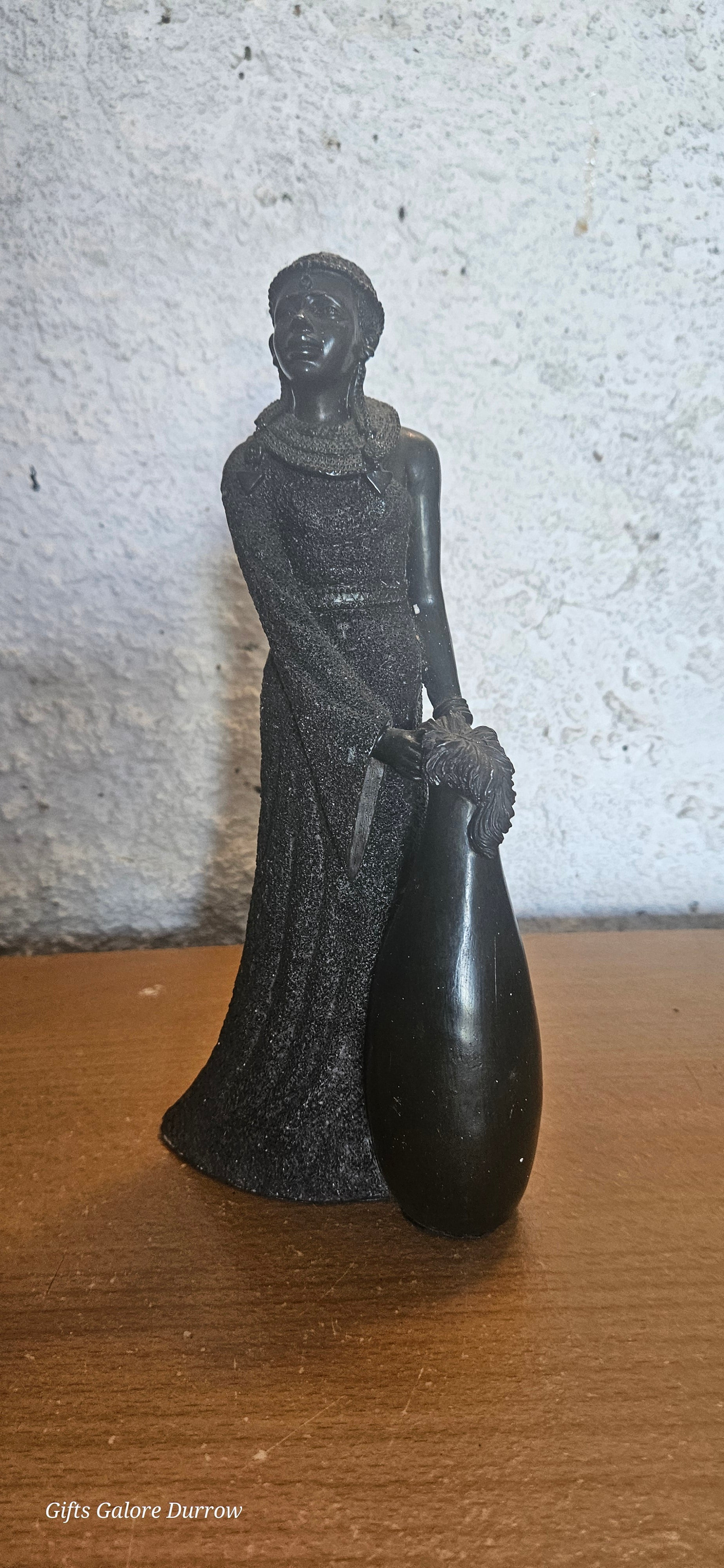 Elegant African Lady Figurine