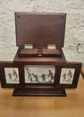 Decorative Sliding Picture Frame with Hidden Storage