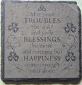 Irish Blessings – Natural Slate Coaster