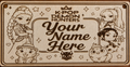 Personalised K-Pop Demon Hunters Wooden Plaque