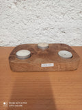 Handmade Burr Oak Tealight Candle Holder