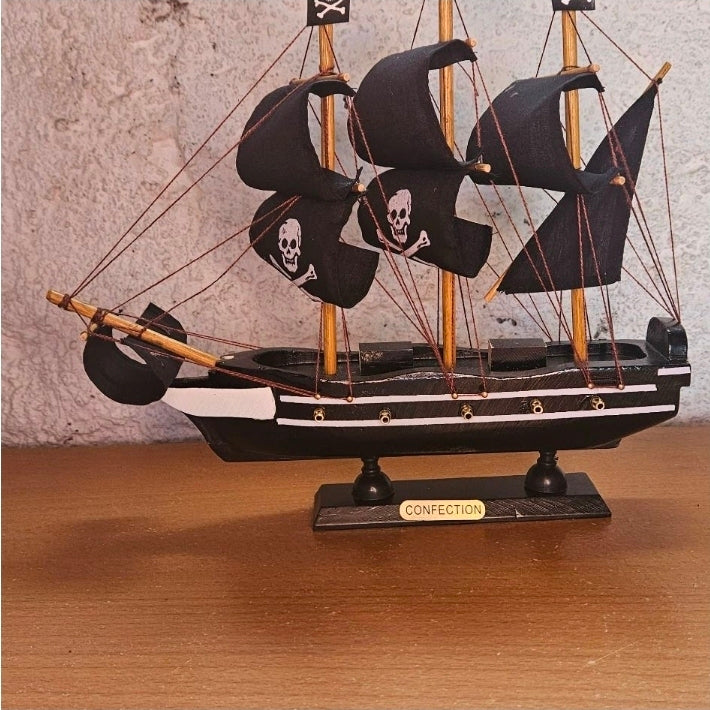 Pirate Wooden Sail Boat