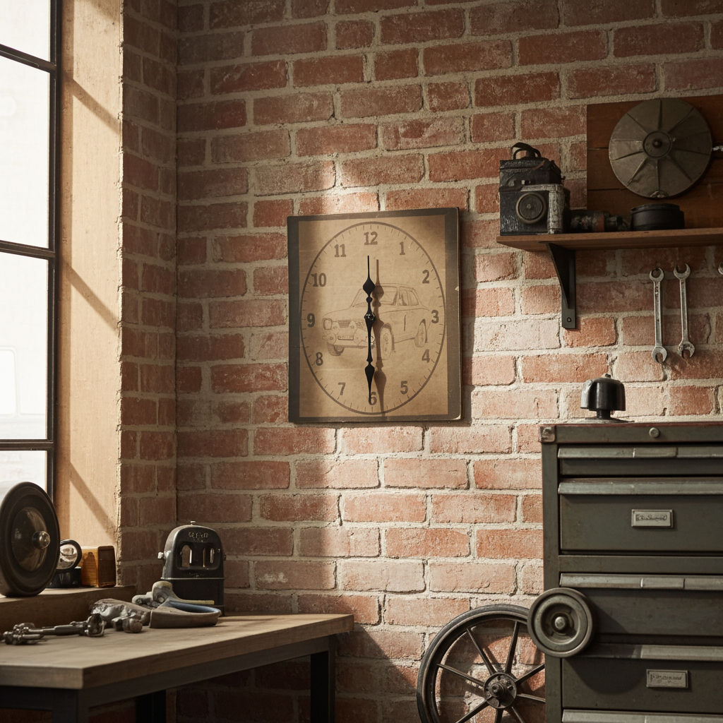 Ford Escort  Slate Clock